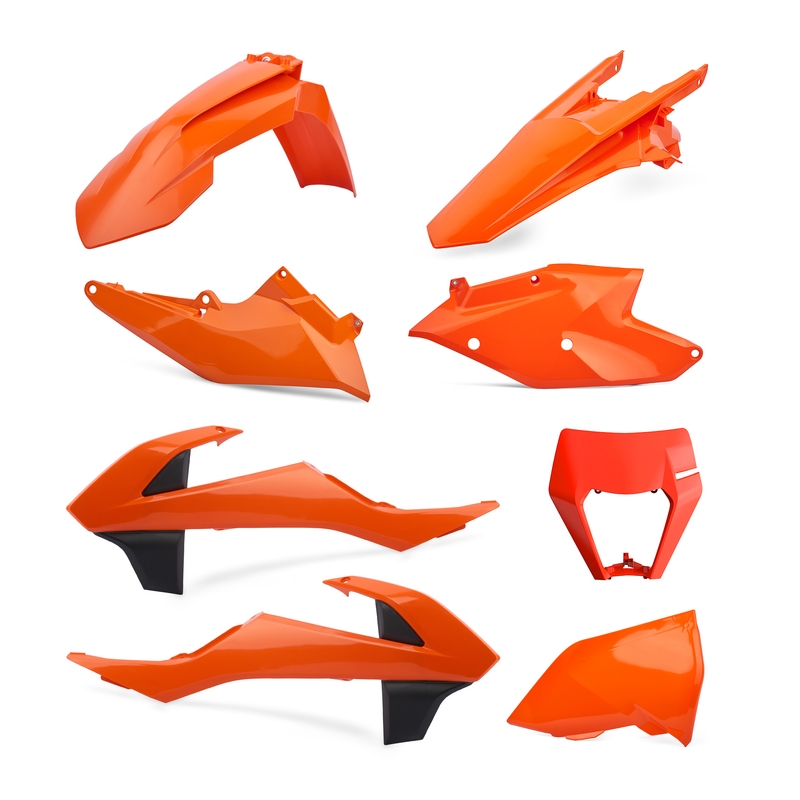 Satz Kunststoffteile POLISPORT Enduro orange
