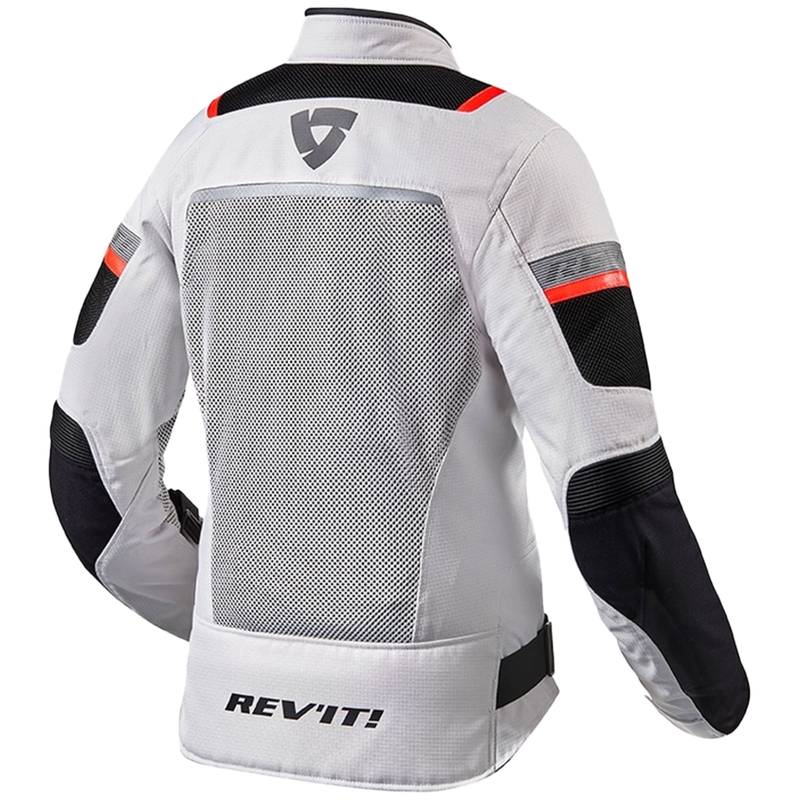 Revit Tornado 3 Damen Motorradjacke Silber und Schwarz Ausverkauf