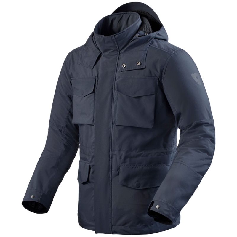 Revit Triomphe 2 H2O Motorradjacke dunkelblau