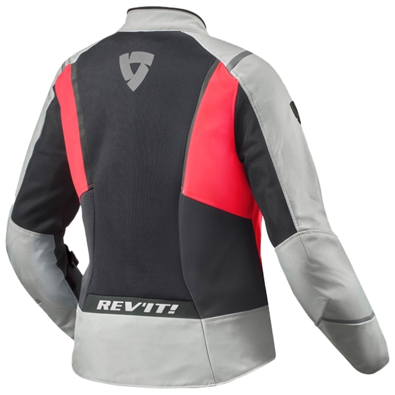 Revit Airwave 4 Damen Motorradjacke grau-pink