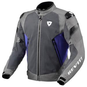 Revit Control Air H2O Motorradjacke grau-blau