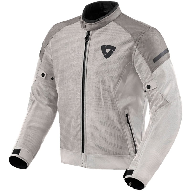 Motorradjacke Revit Torque 2 H2O Silber-Grau