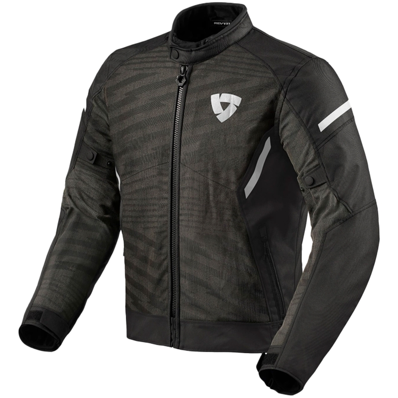 Revit Torque 2 H2O schwarz-weiße Motorradjacke