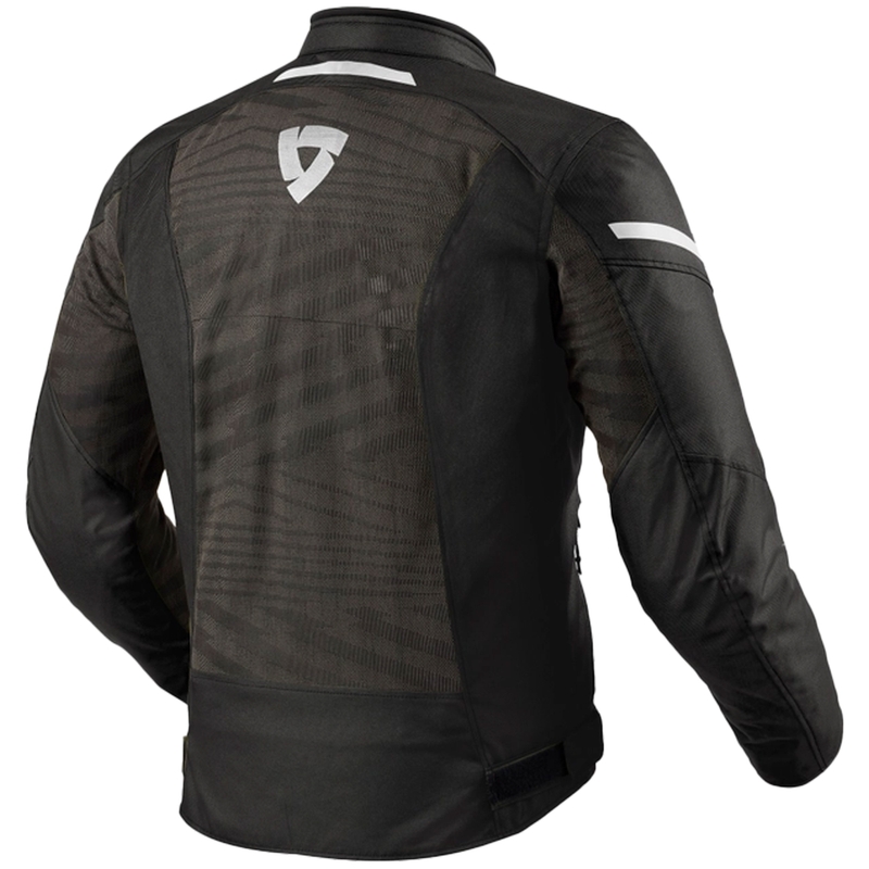 Revit Torque 2 H2O schwarz-weiße Motorradjacke