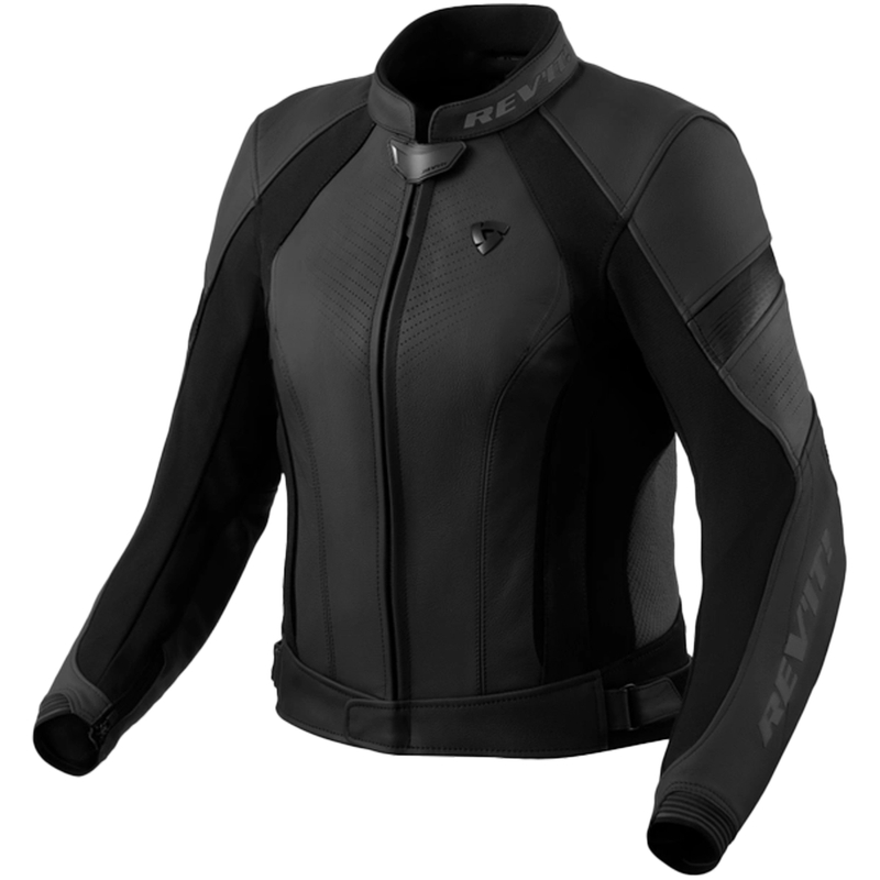 Damen Revit Xena 4 schwarz-anthrazit Lederjacke