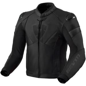 Revit Argon 2 Leder-Motorradjacke schwarz-anthrazit