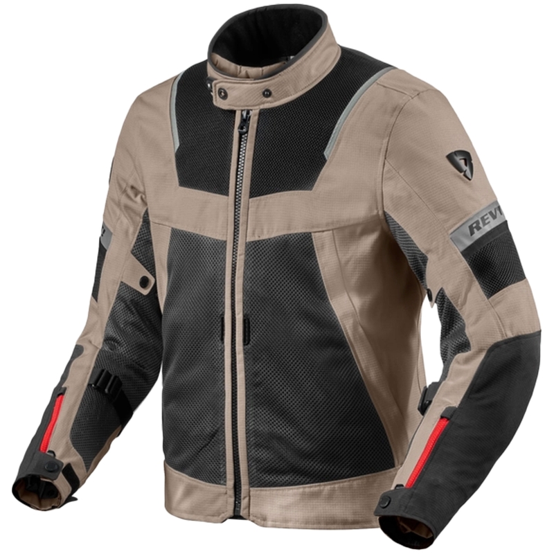 Motorradjacke Revit Tornado 4 H2O sand-schwarz