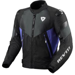 Motorradjacke Revit Control H2O schwarz-blau