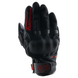 Furygan Jet D3O Evo Motorradhandschuhe schwarz-rot