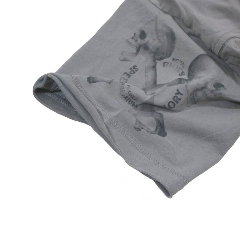 Yakuza Premium Rude and Rough Born to Burn T-Shirt - Los Angeles grau