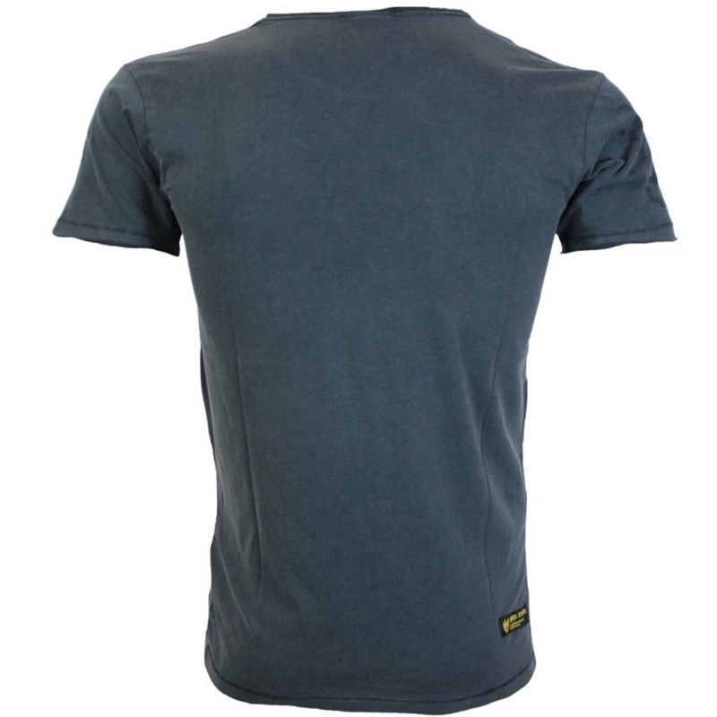 T-Shirt Yakuza Premium Rude and Rough Born to Burn - Los Angeles blau