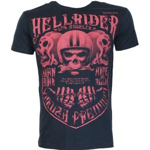 Yakuza Premium Hell Rider T-Shirt - Born to Burn dunkelblau