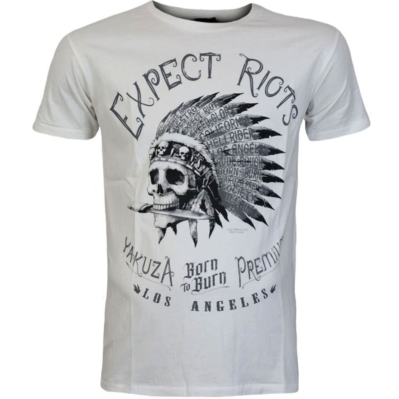 Yakuza Premium Expect Riots T-Shirt - Los Angeles weiß