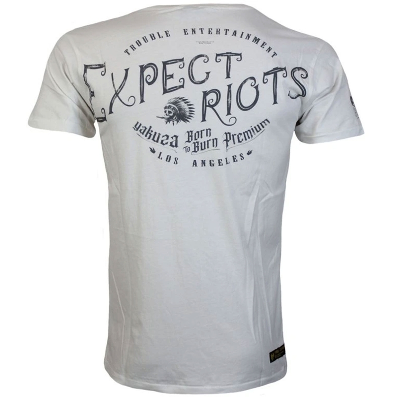 Yakuza Premium Expect Riots T-Shirt - Los Angeles weiß