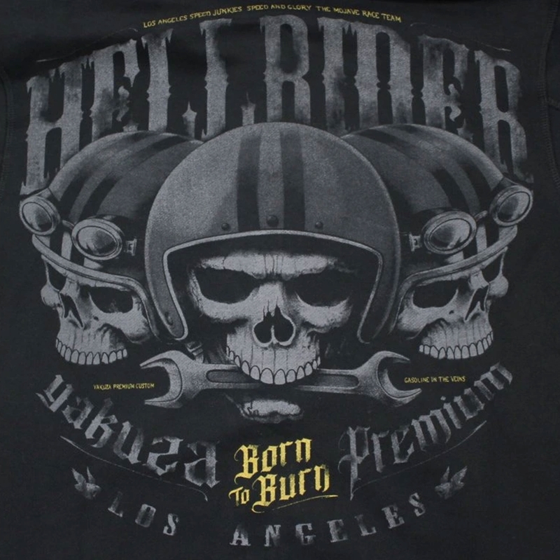 Hoodie Yakuza Premium Hell Rider schwarz