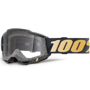 100% Accuri 2 Risland Motocrossbrille mit klarem Plexiglas