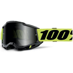 Motocrossbrille 100% Accuri 2 Sandrot mit getöntem Plexiglas