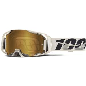 100% ARmatic Pitch Motocross-Brille mit goldenem Plexiglas