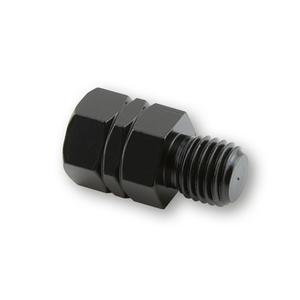 Adapter für Highsider Smart Spiegel von Linksgewinde M10 auf Rechtsgewinde M10 schwarz