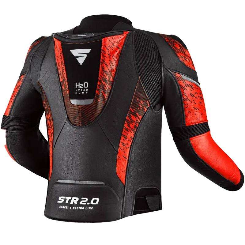 Motorradjacke Shima STR 2.0 fluo rot