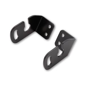 Original Highsider Pro Blinkerhalter für Aprilia/BMW/Triumph/Yamaha Motorrad Kennzeichen, schwarz