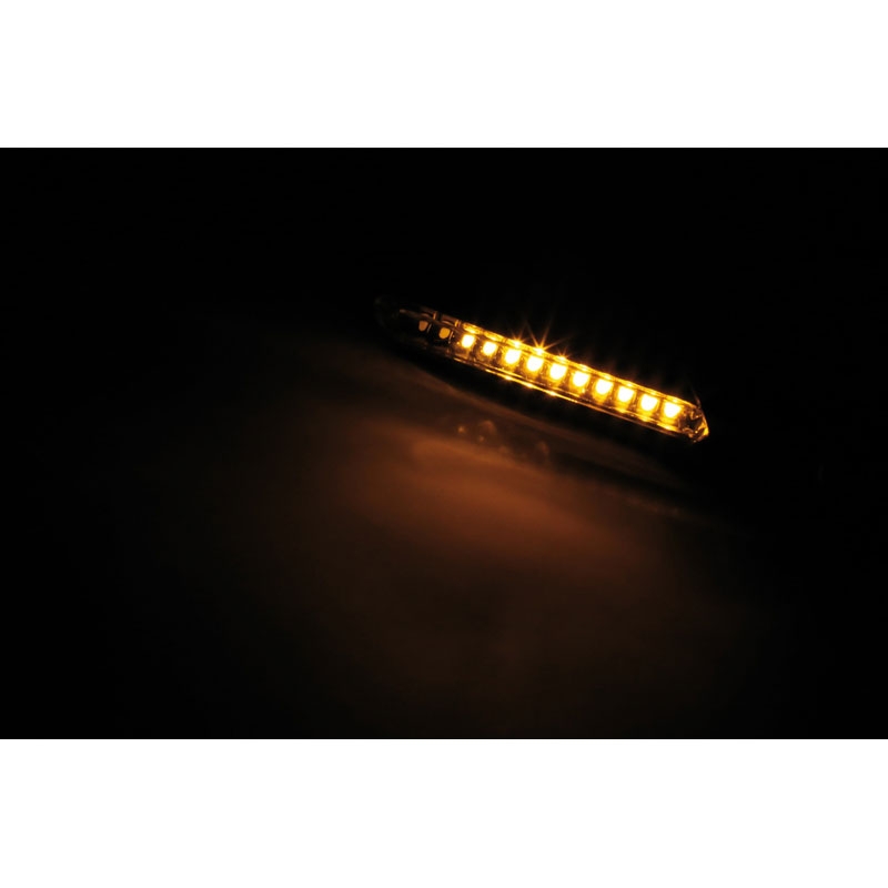 Highsider Smart Run LED Motorradblinker schwarz