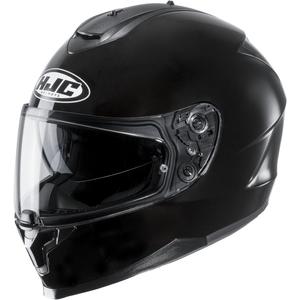 Integral Motorradhelm HJC C70 schwarz glänzend