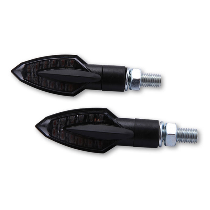 Motorradblinker Highsider Smart Vinci LED schwarz