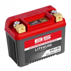 Lithium-Motorradbatterie BS-BATTERY BSLI-02 MAX