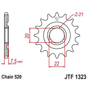 Ritzel JT JTF 1323-13 13T, 520