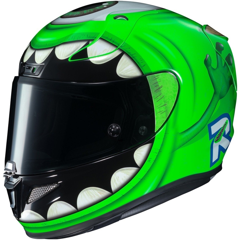 Integral Motorradhelm HJC RPHA 11 Mike Wazowski Disney MC4 Ausverkauf