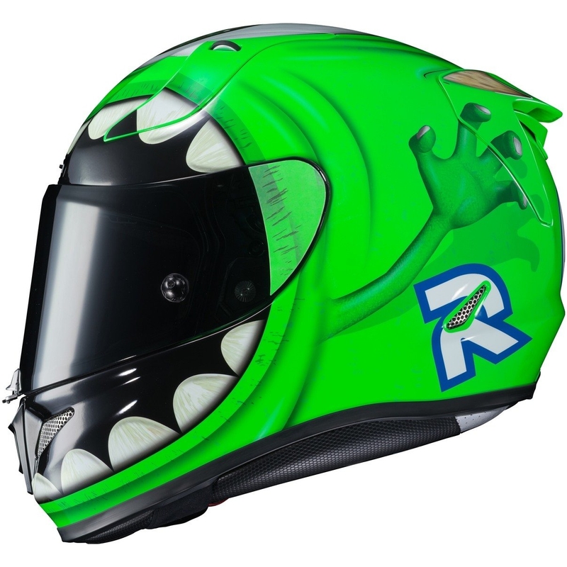 Integral Motorradhelm HJC RPHA 11 Mike Wazowski Disney MC4 Ausverkauf