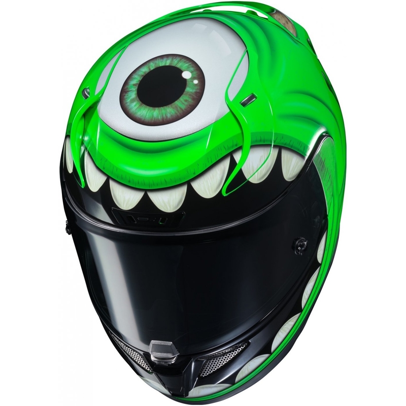 Integral Motorradhelm HJC RPHA 11 Mike Wazowski Disney MC4 Ausverkauf