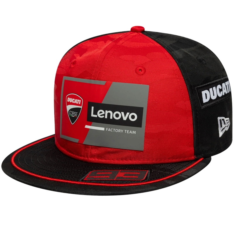 Kappe REP MM 9FIFTY RC FLAT VISOR DUCATI schwarz