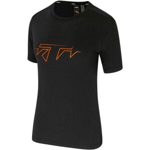 KTM Damen Logo Tee schwarz