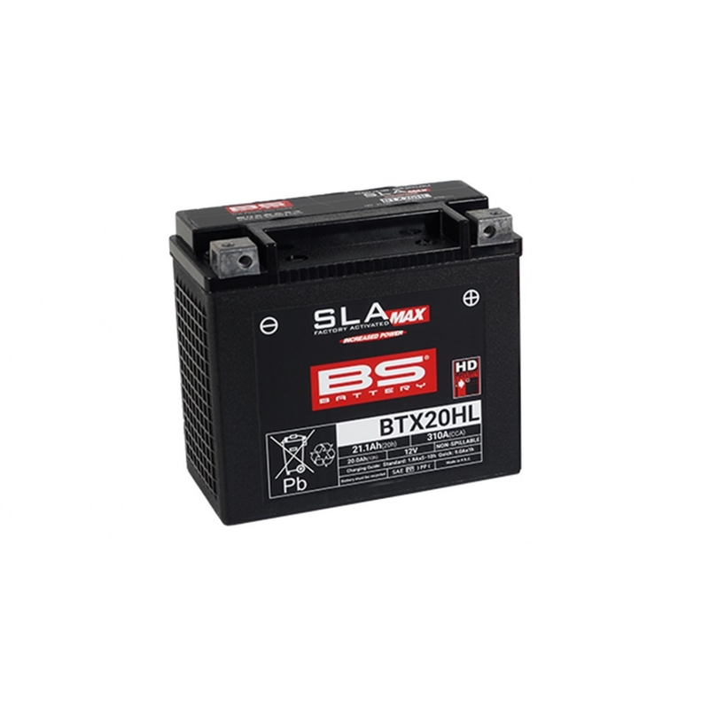 Werkaktivierte Motorradbatterie BS-BATTERY SLA MAX