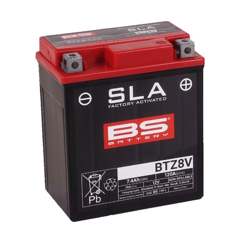 Werkaktivierte Motorradbatterie BS-BATTERY SLA