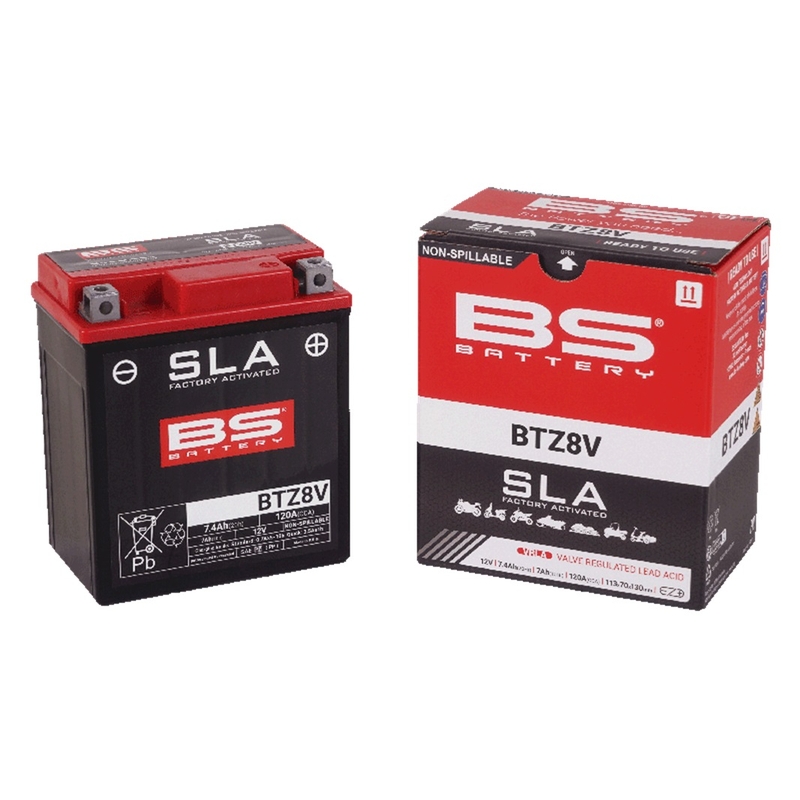 Werkaktivierte Motorradbatterie BS-BATTERY SLA