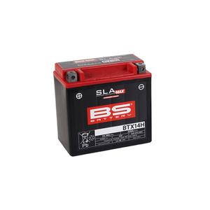 Werkaktivierte Motorradbatterie BS-BATTERY BTX14H (FA) (YTX14H (FA)) SLA MAX