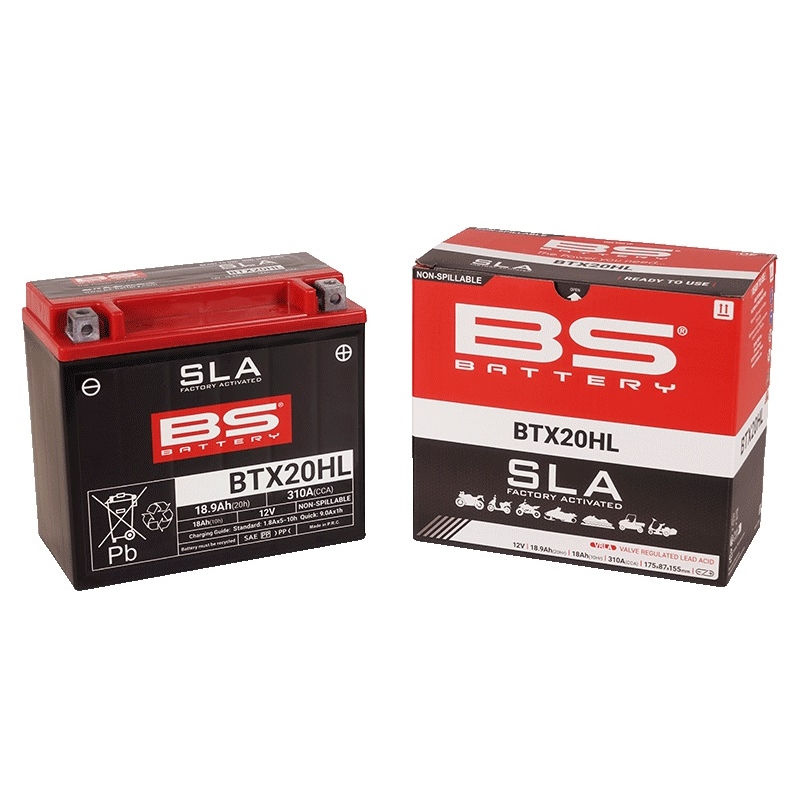 Werkaktivierte Motorradbatterie BS-BATTERY