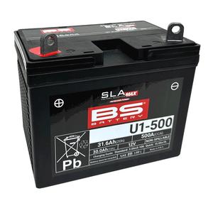 Werkaktivierte Motorradbatterie BS-BATTERY U1-500 SLA MAX