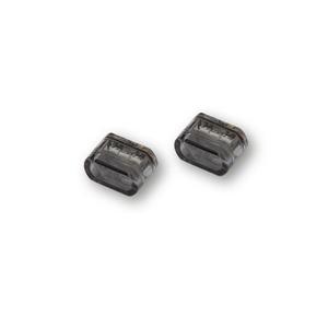 Motorradblinker Highsider Smart Module 2 LED rauchgrau