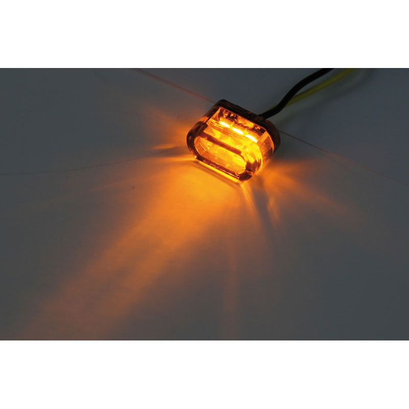 Motorradblinker Highsider Smart Module 2 LED rauchgrau