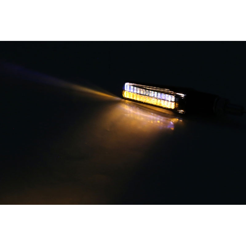 Motorradblinker Highsider Smart Fineline LED 2in1 schwarz