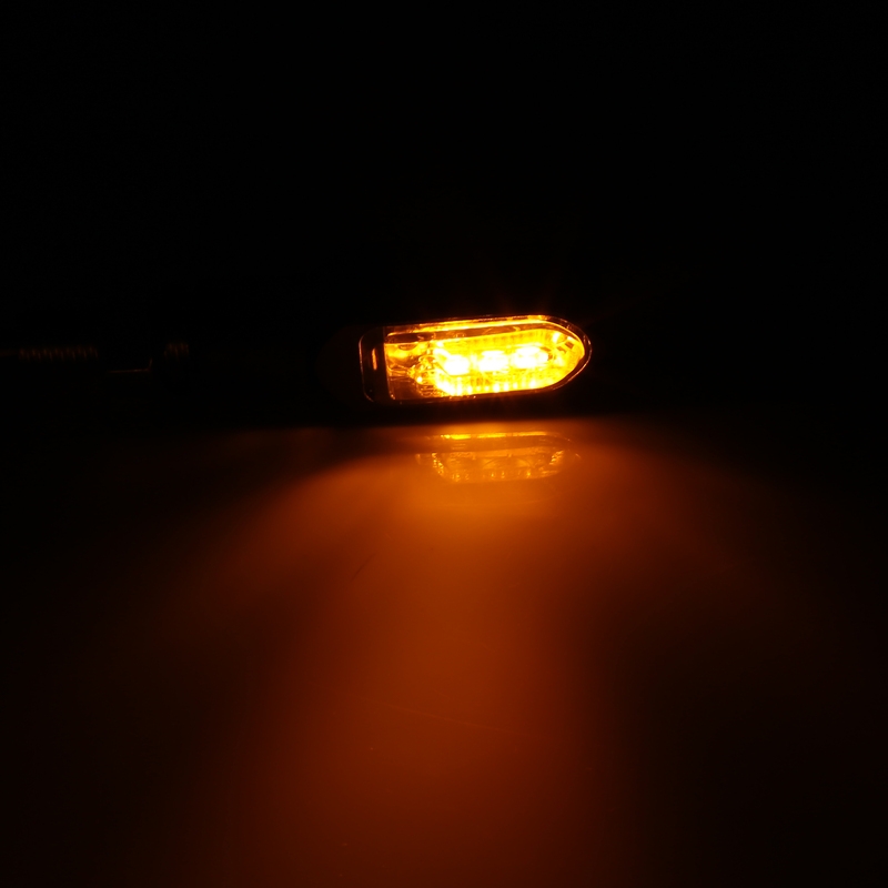 Motorradblinker Highsider Smart Namiko-TS LED 2in1 schwarz