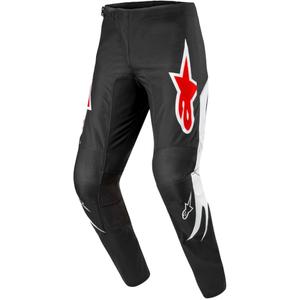 Alpinestars Fluid Lucent Motocrosshose schwarz-weiss-rot