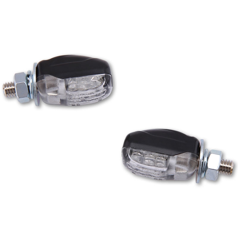 Motorradblinker Highsider Smart Picco LED schwarz