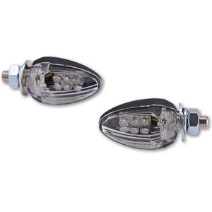 Highsider Smart Drop LED Motorradblinker schwarz