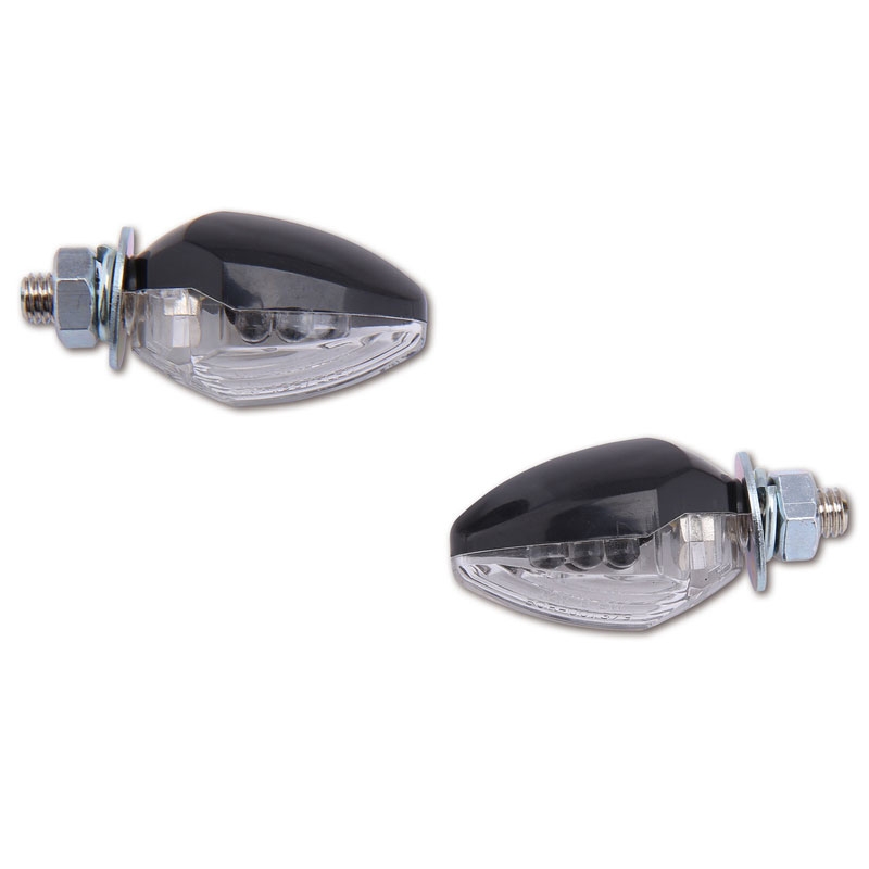 Highsider Smart Drop LED Motorradblinker schwarz