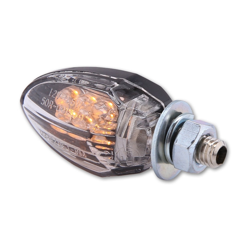 Highsider Smart Drop LED Motorradblinker schwarz